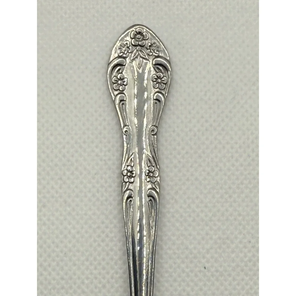 UTICA Saranac Stainelss Retro Korea Set of 8 Cocktail Seafood Forks Glossy 5.75